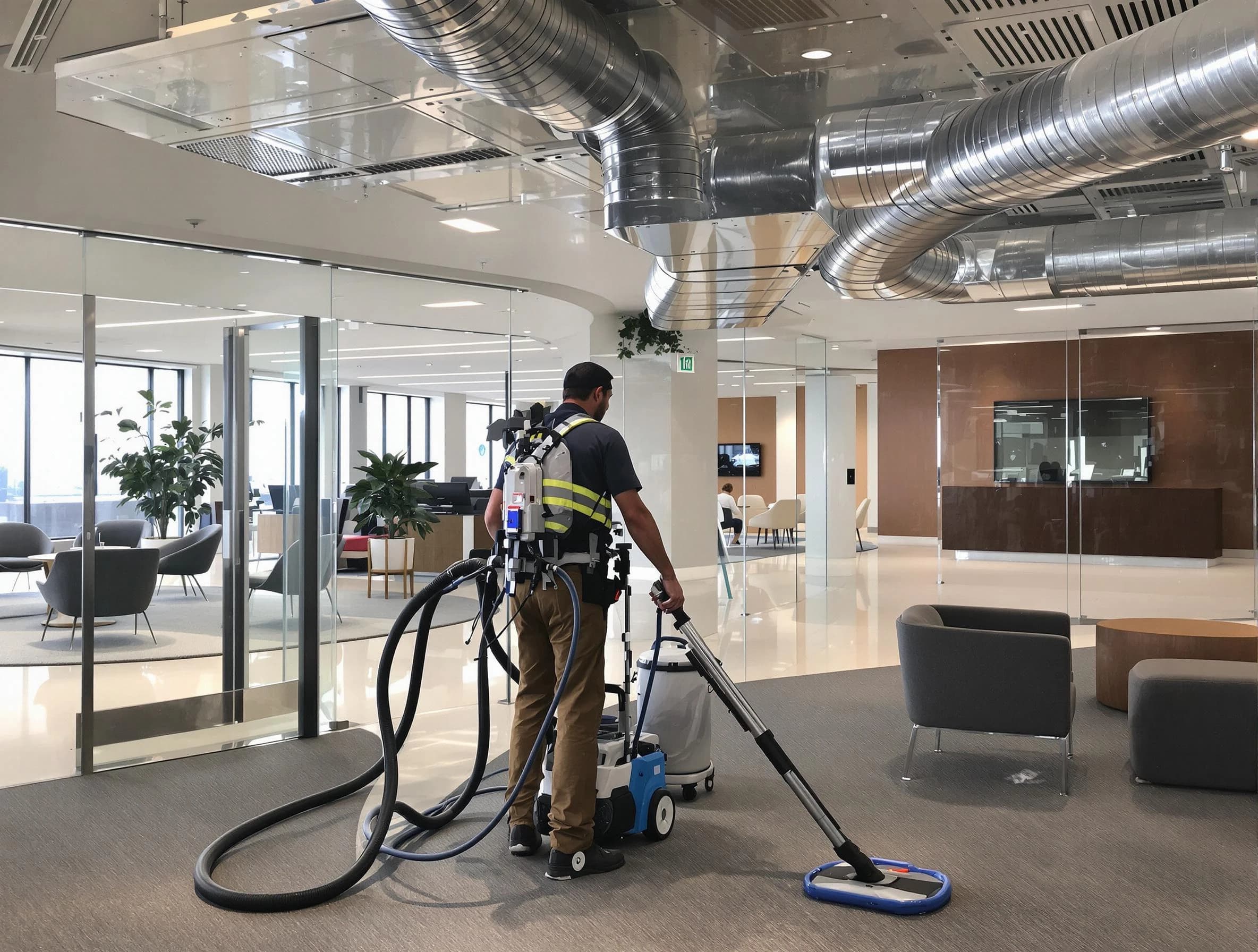 Commercial duct cleaning service by Dacono Air Duct Cleaning in Dacono