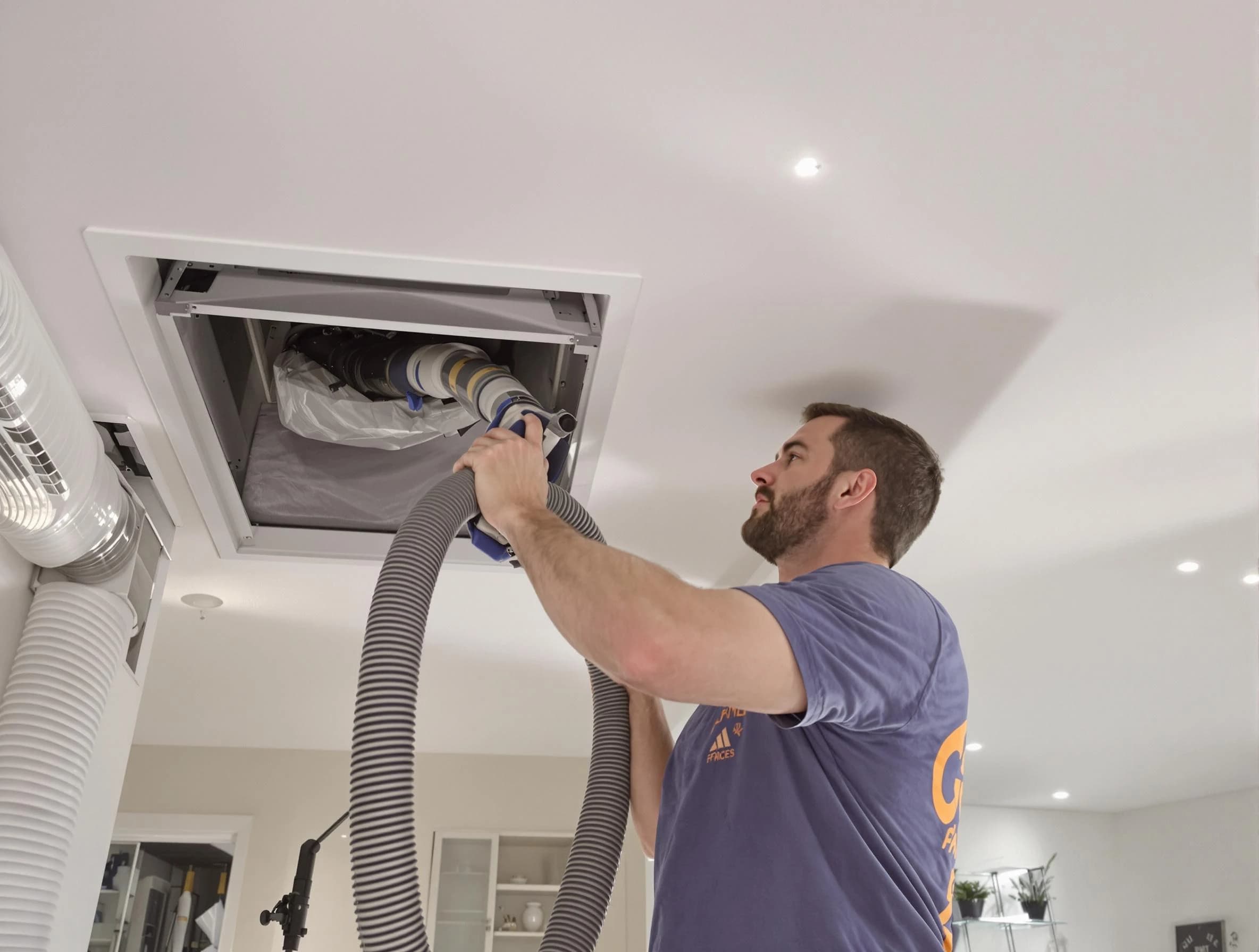 Precision indoor duct cleaning by Dacono Air Duct Cleaning in Dacono