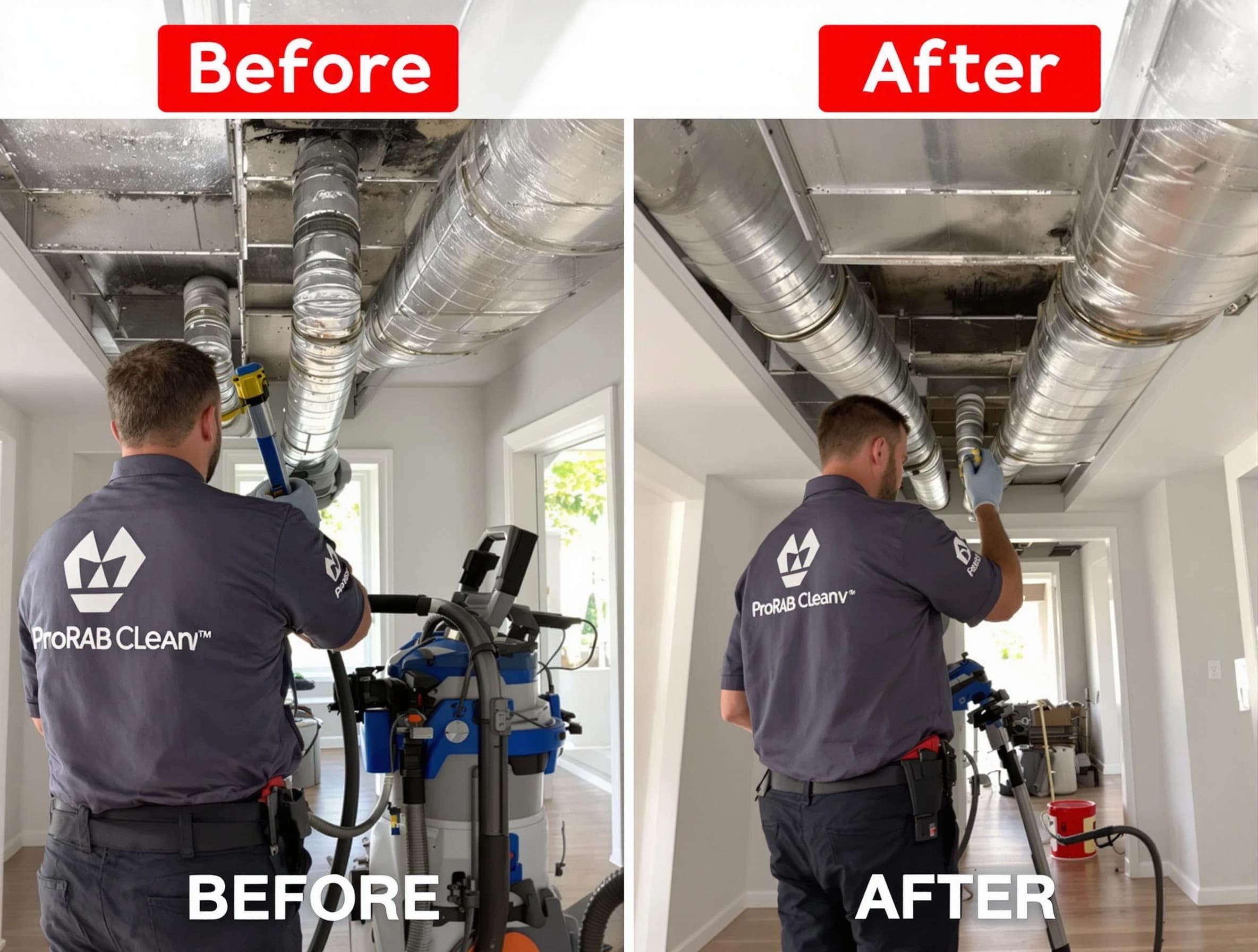 Dacono Air Duct Cleaning expert performing thorough residential duct cleaning in a Dacono home