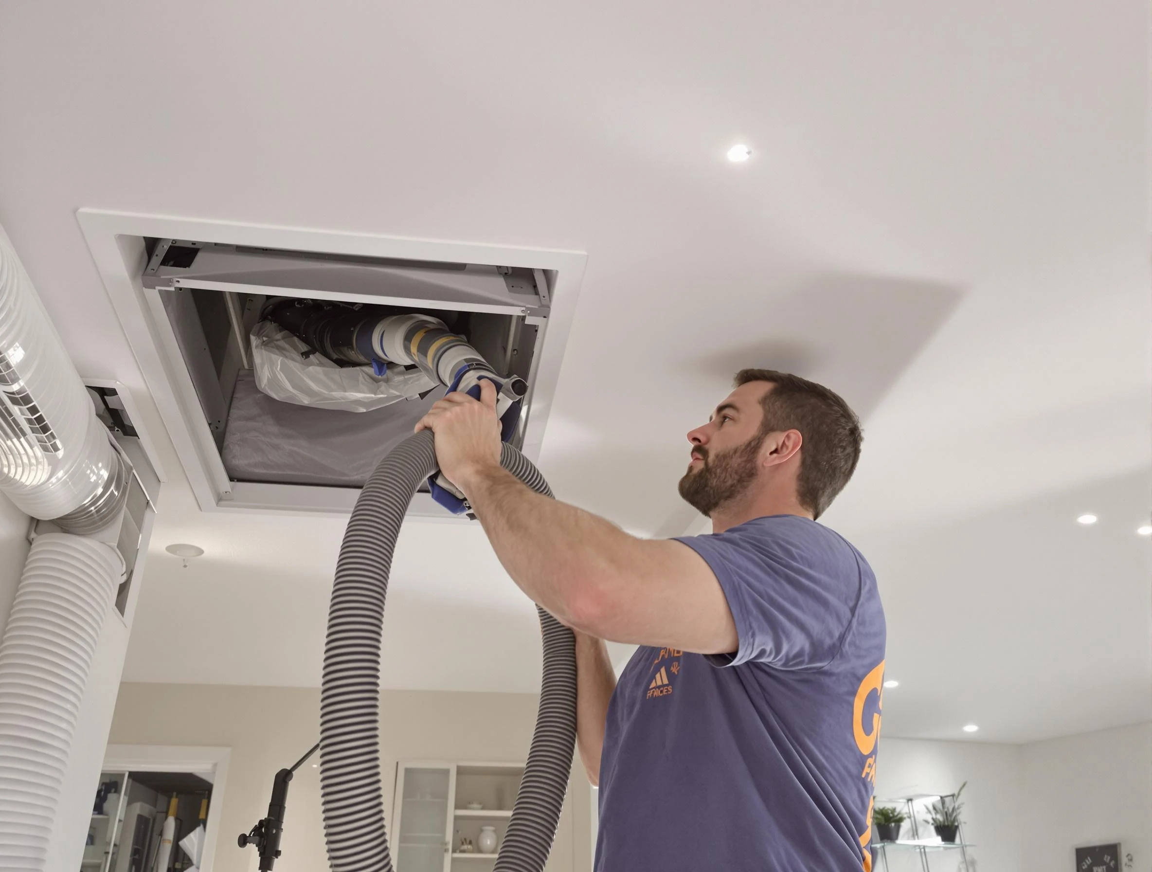 Precision indoor duct cleaning by Dacono Air Duct Cleaning in Dacono